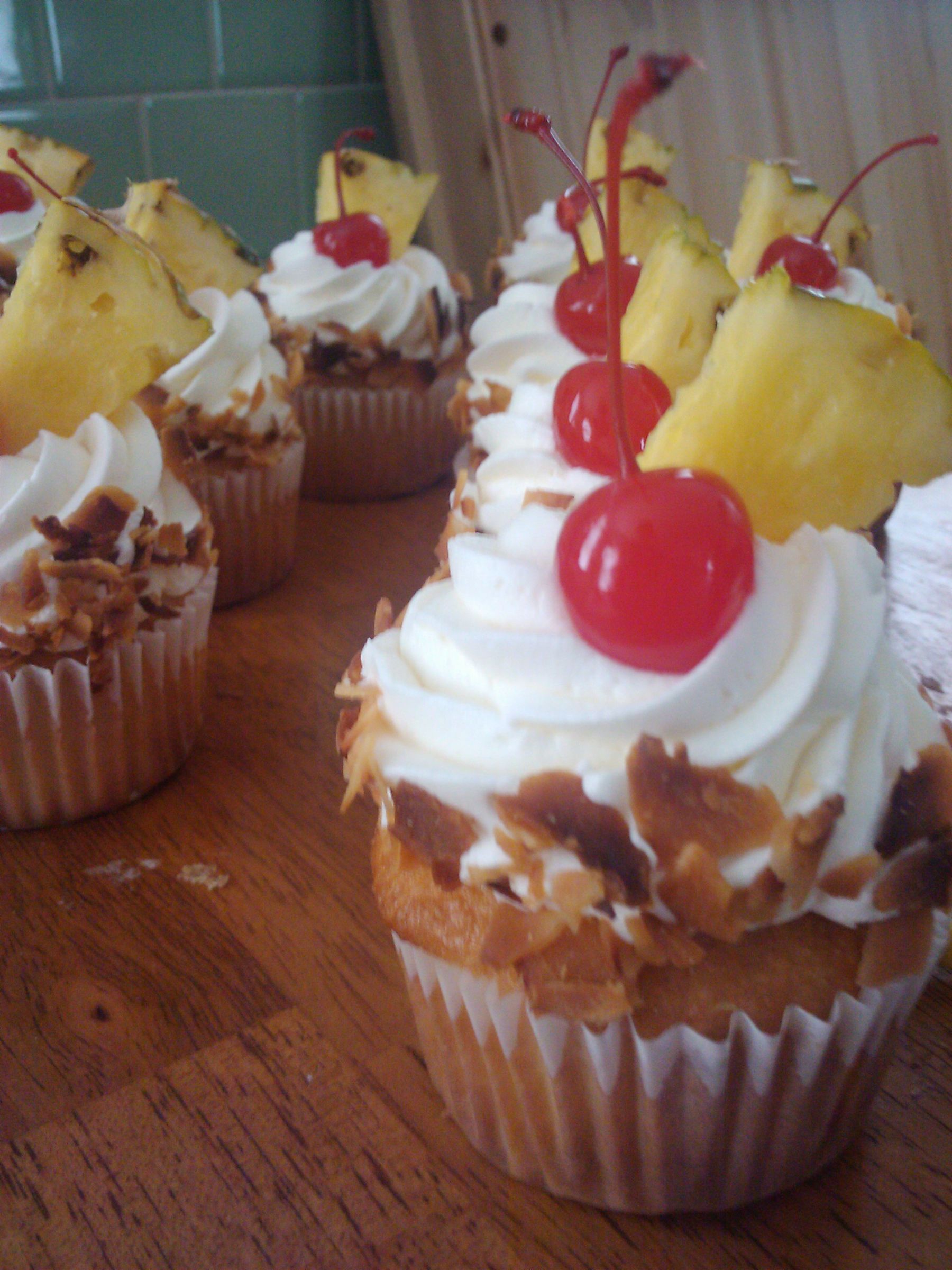 Pina Colada Cupcakes