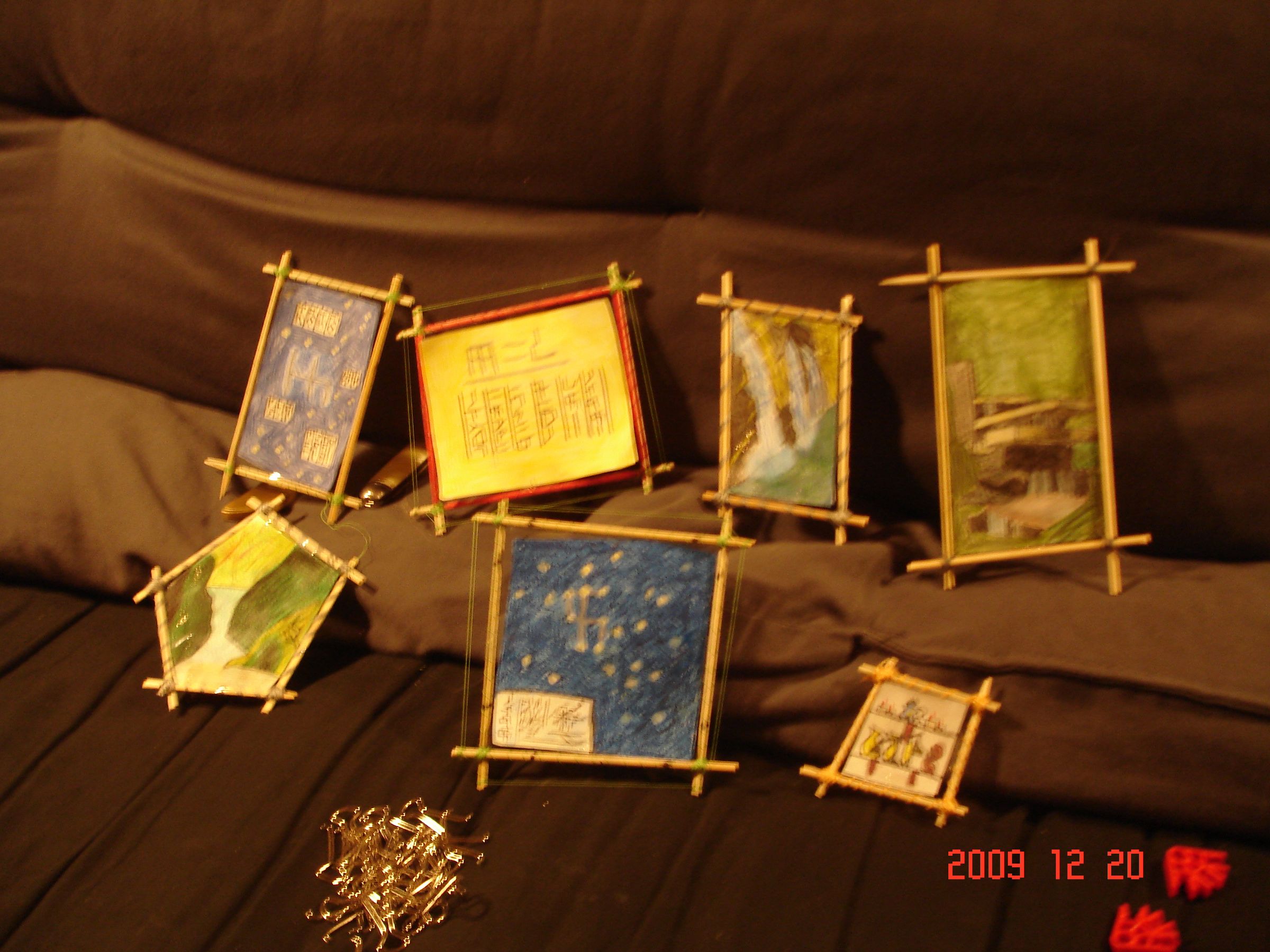 BBQ Skewer Picture Frames