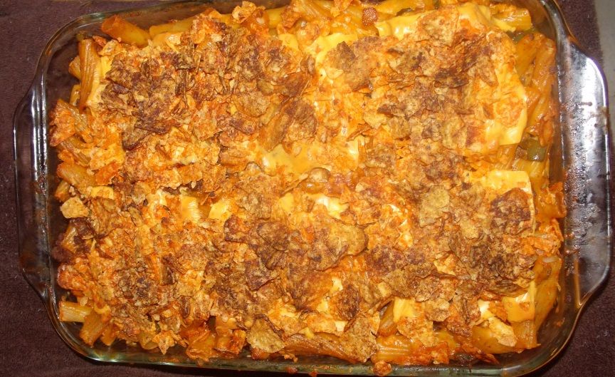 Nacho Mama's MacNcheese an Easy Casserole