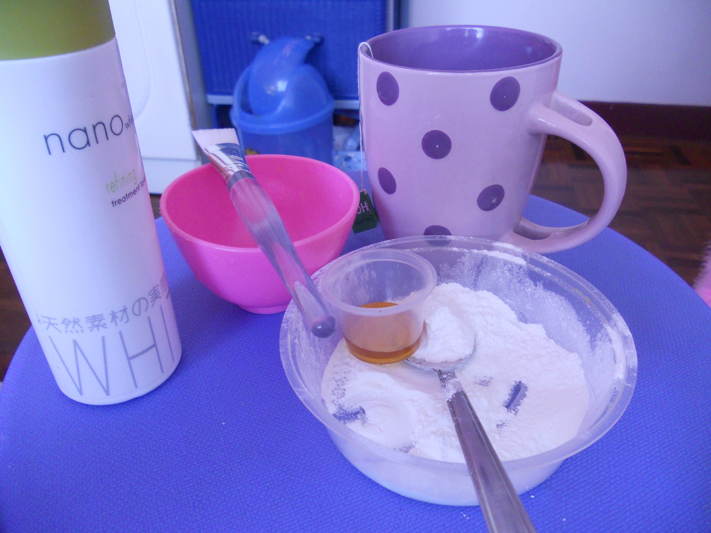 DIY Rice Flour Facial Mask