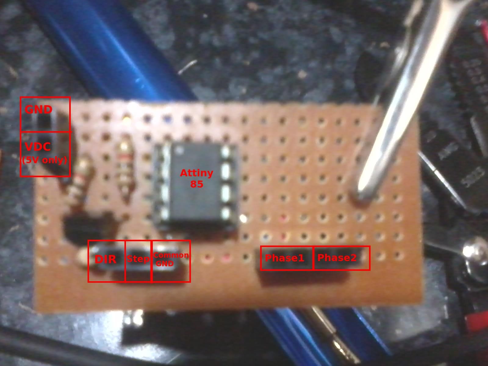 Attiny85 As a Step/Dir Stepper Motor Controller : 8 Steps - Instructables