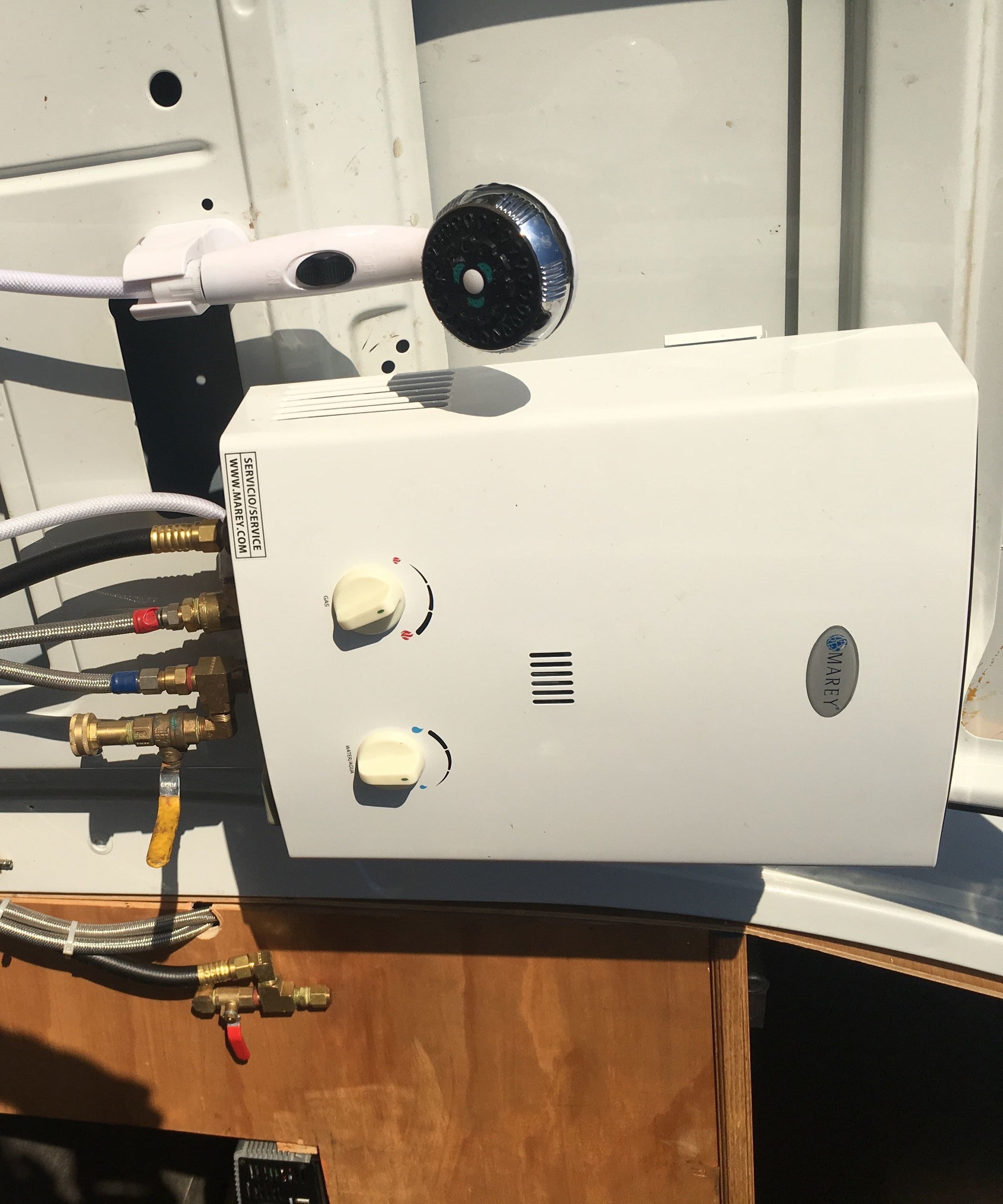 Endless Hot Van SHOWER and Water System Instructables