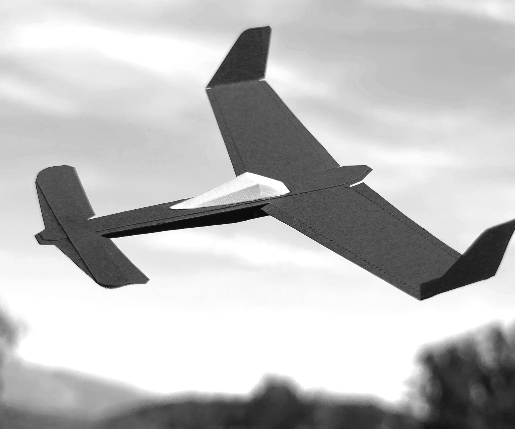 Micro Canard Glider Made of Card Stock 6 Steps (with Pictures