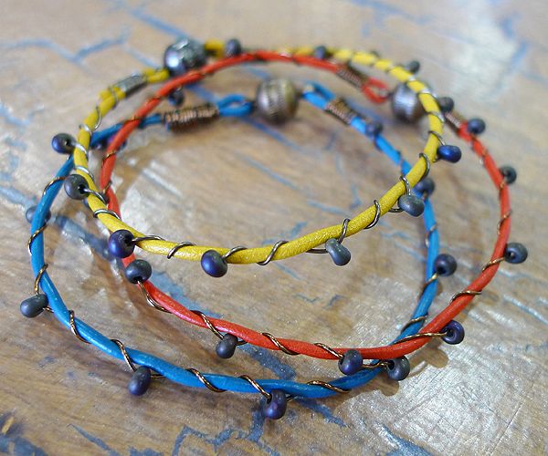 Wire Twined Bracelet