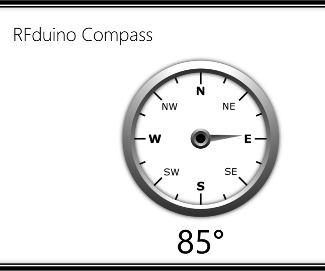 Microsoft Windows 8.1 Bluetooth Low Energy to RFduino App