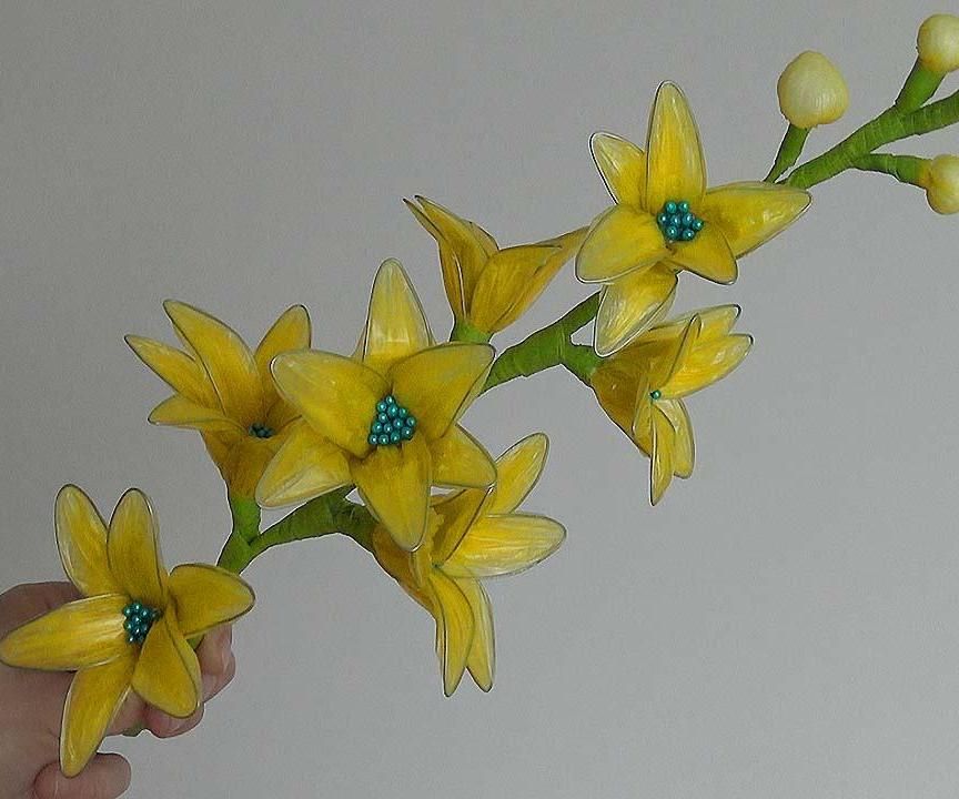 DIY Recycled Plastic Flowers Easy Plastic Bag Crafts 5 Steps (with
