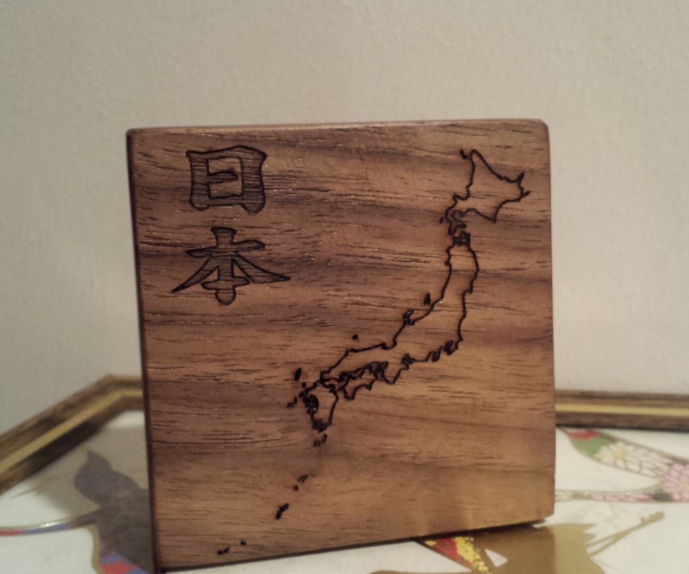 Laser Engraved Wood Paperweight