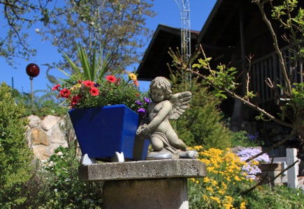 Garden Sculpture With Mosaic