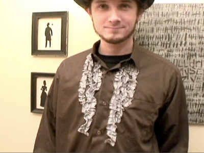 Sew the Ruffles to the Shirt