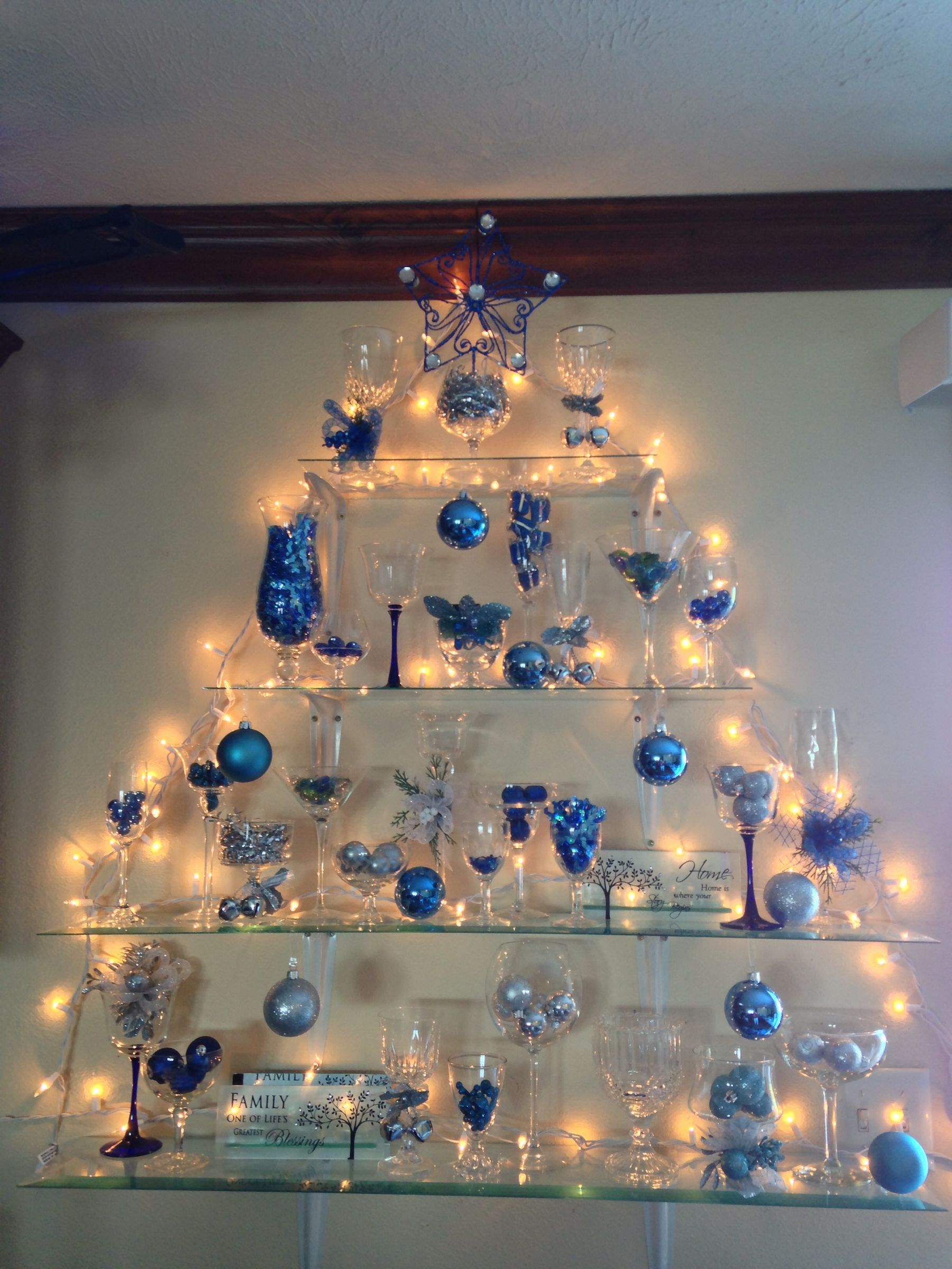 Glass Christmas Tree