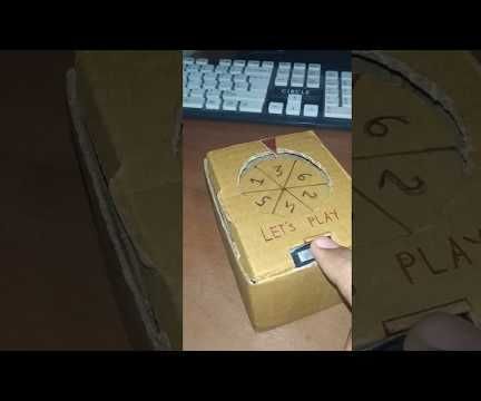 Cardboard Electric Dice Without Micro-controller