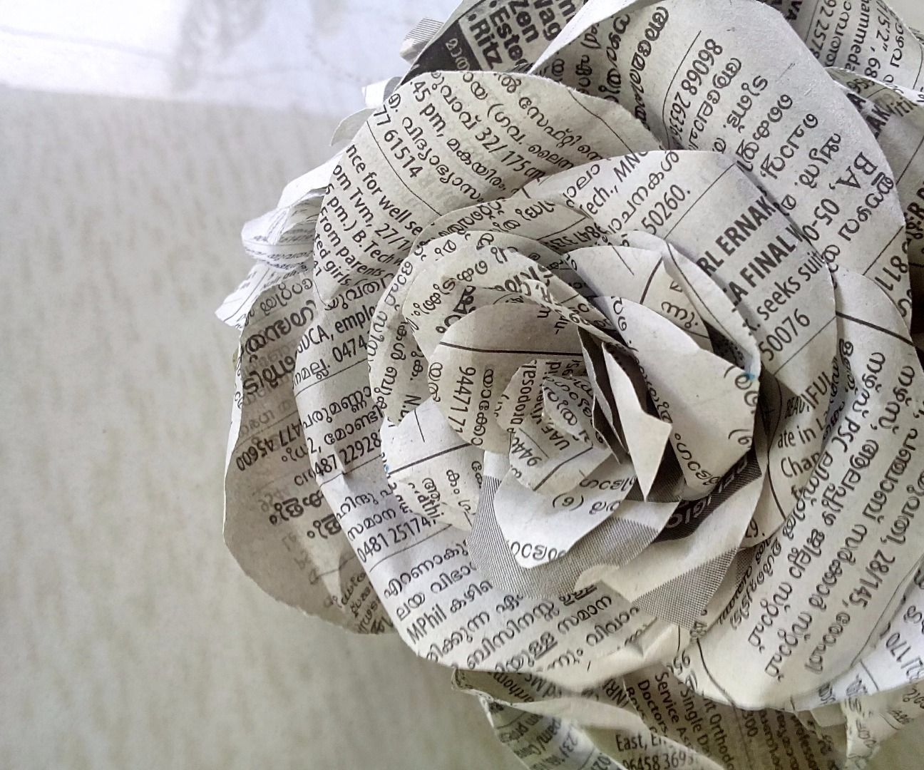 Paper Rose