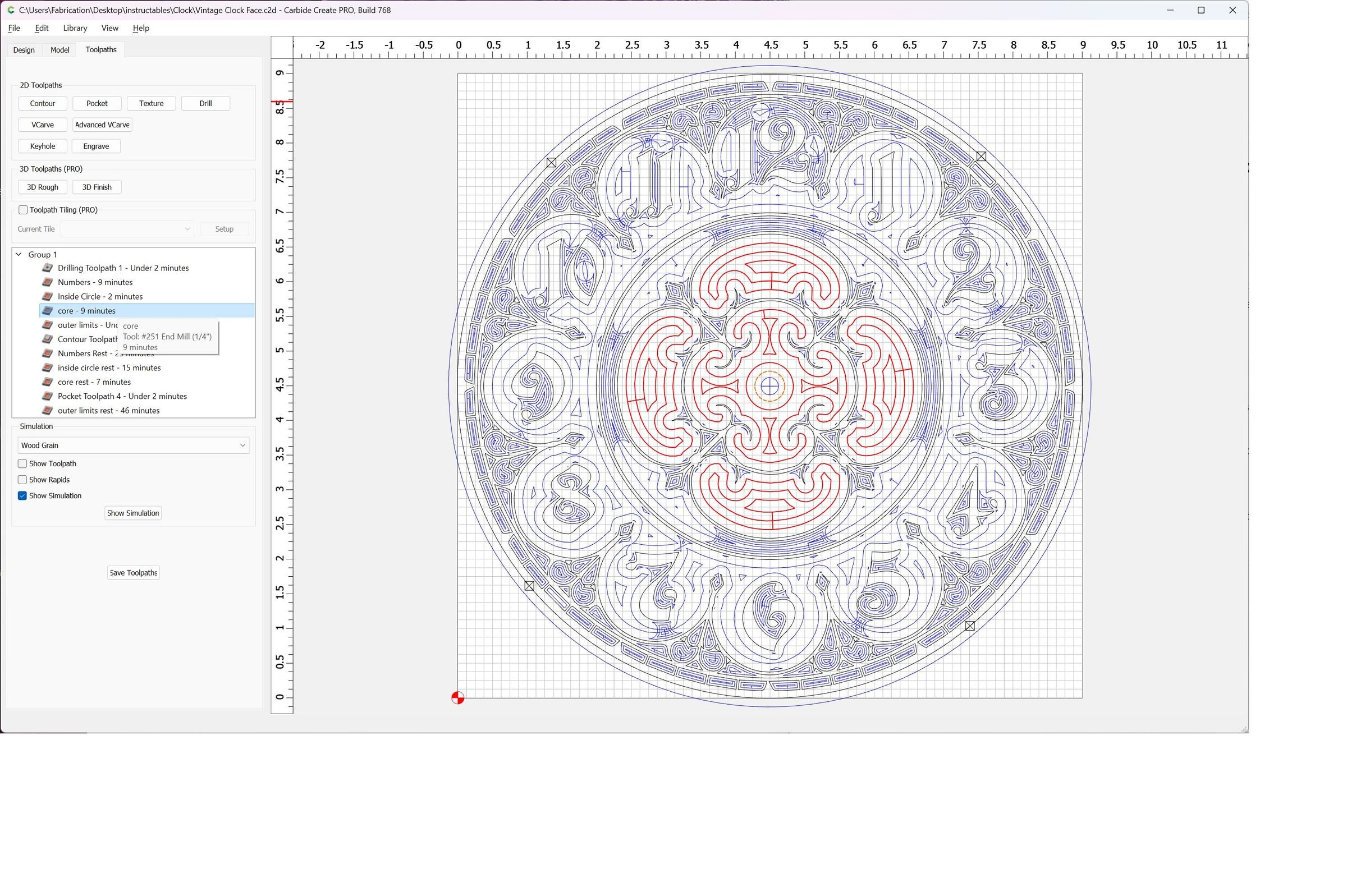 MAKE YOUR OWN CUSTOM WALL CLOCK WITH a CNC : 6 Steps - Instructables