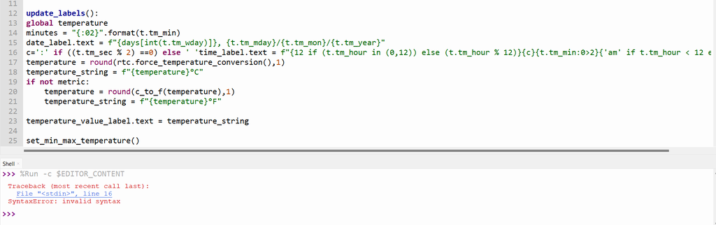 Raspberry Pi Pico Thermometer & Clock : 5 Steps (with Pictures ...