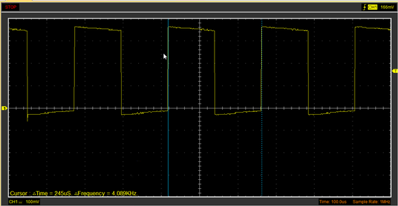 Setup Frequency on the SQW/OUT Pin