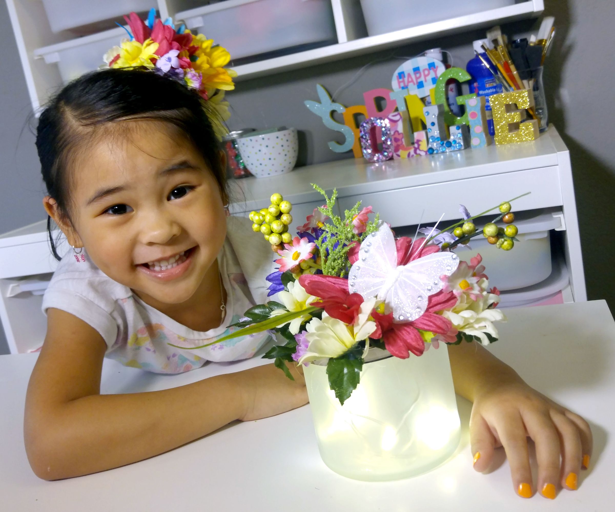 DIY LED Flower Night Light