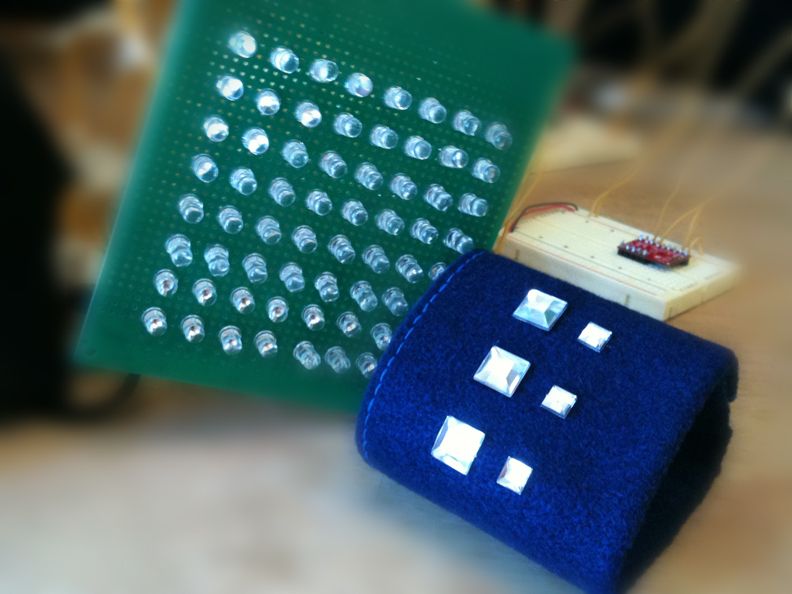 How to make fist pumping with LED animation