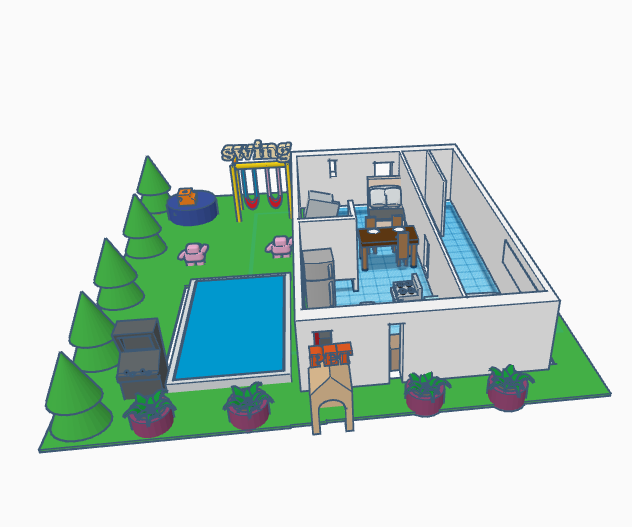 TinkerCAD Garden House