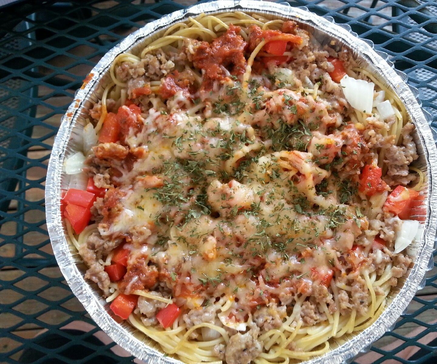 Campfire Spaghetti Casserole