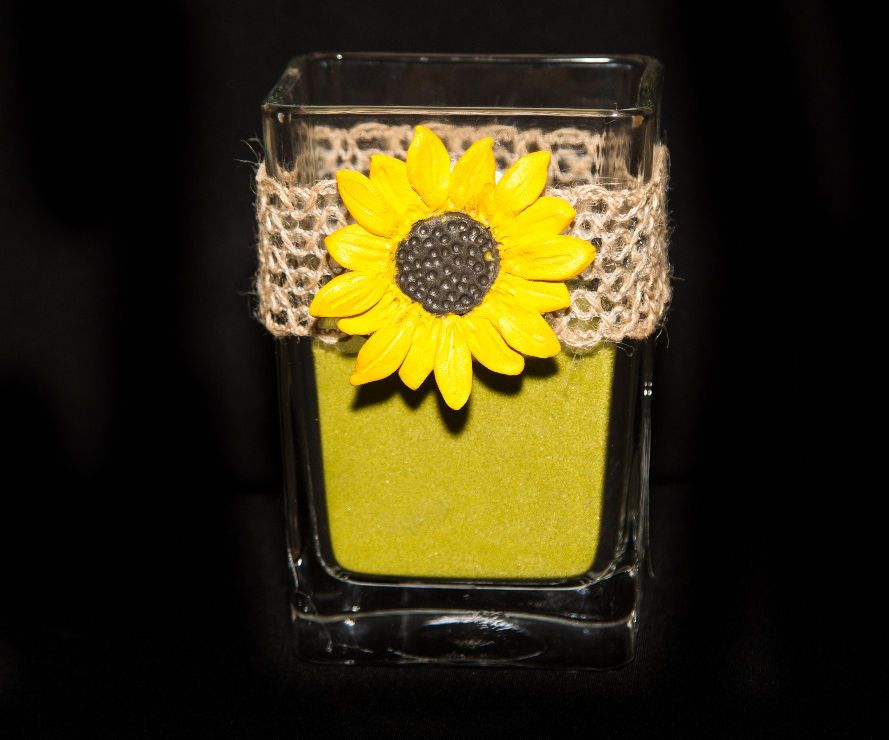 Air Dry Clay Sunflower 
