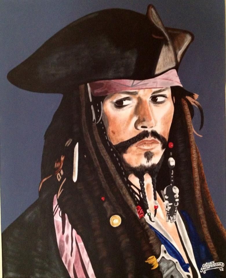 Captain Jack Sparrow Portrait (with Special Curse Effect)!