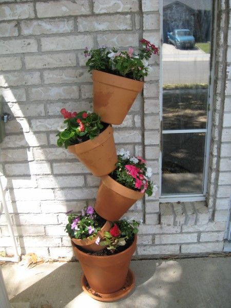 Tip-Top Flower Pots: Maximize limited space to grow plants and flowers!