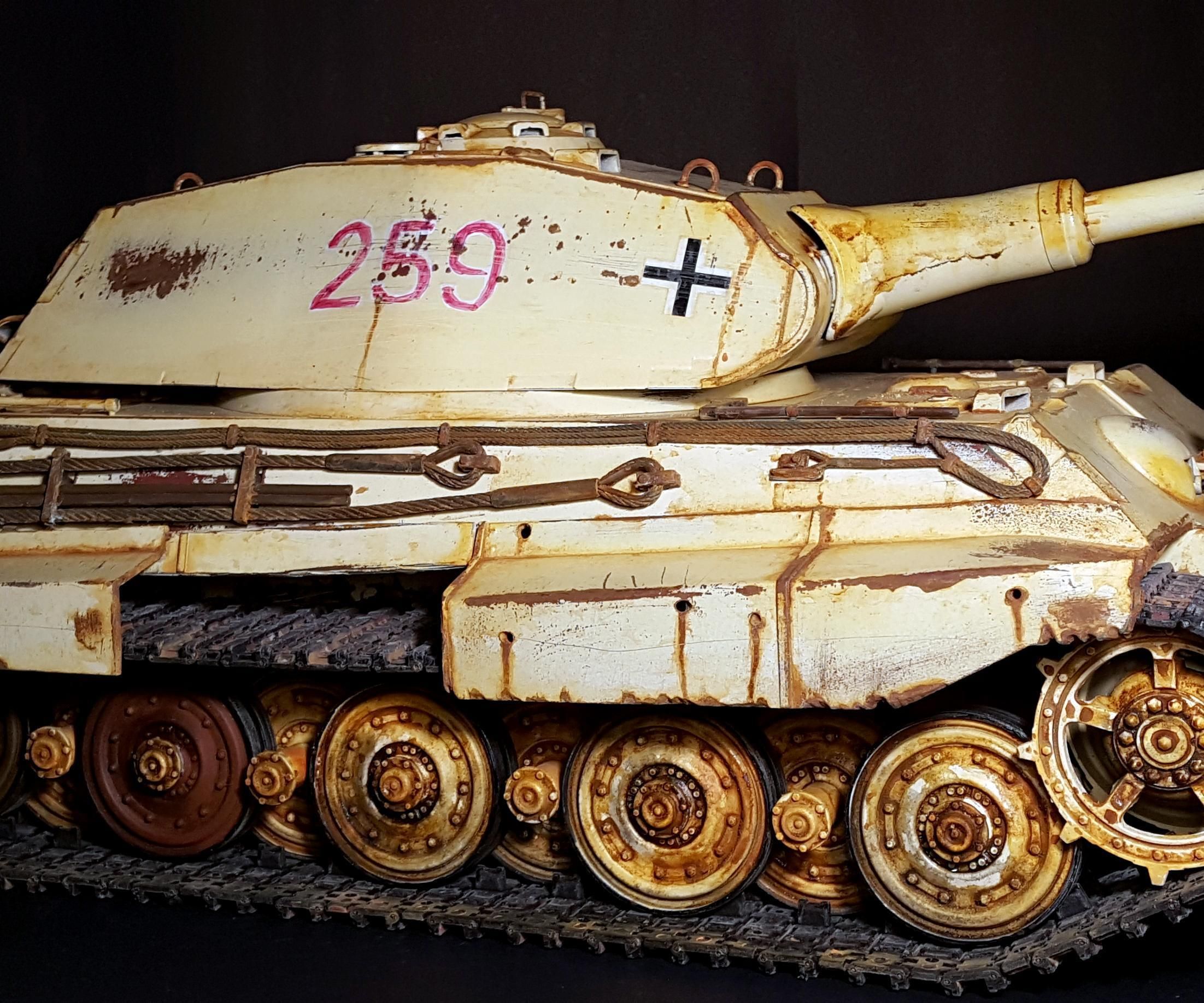 Weathering King Tiger Rc Tank 