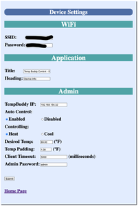 Configure the Device