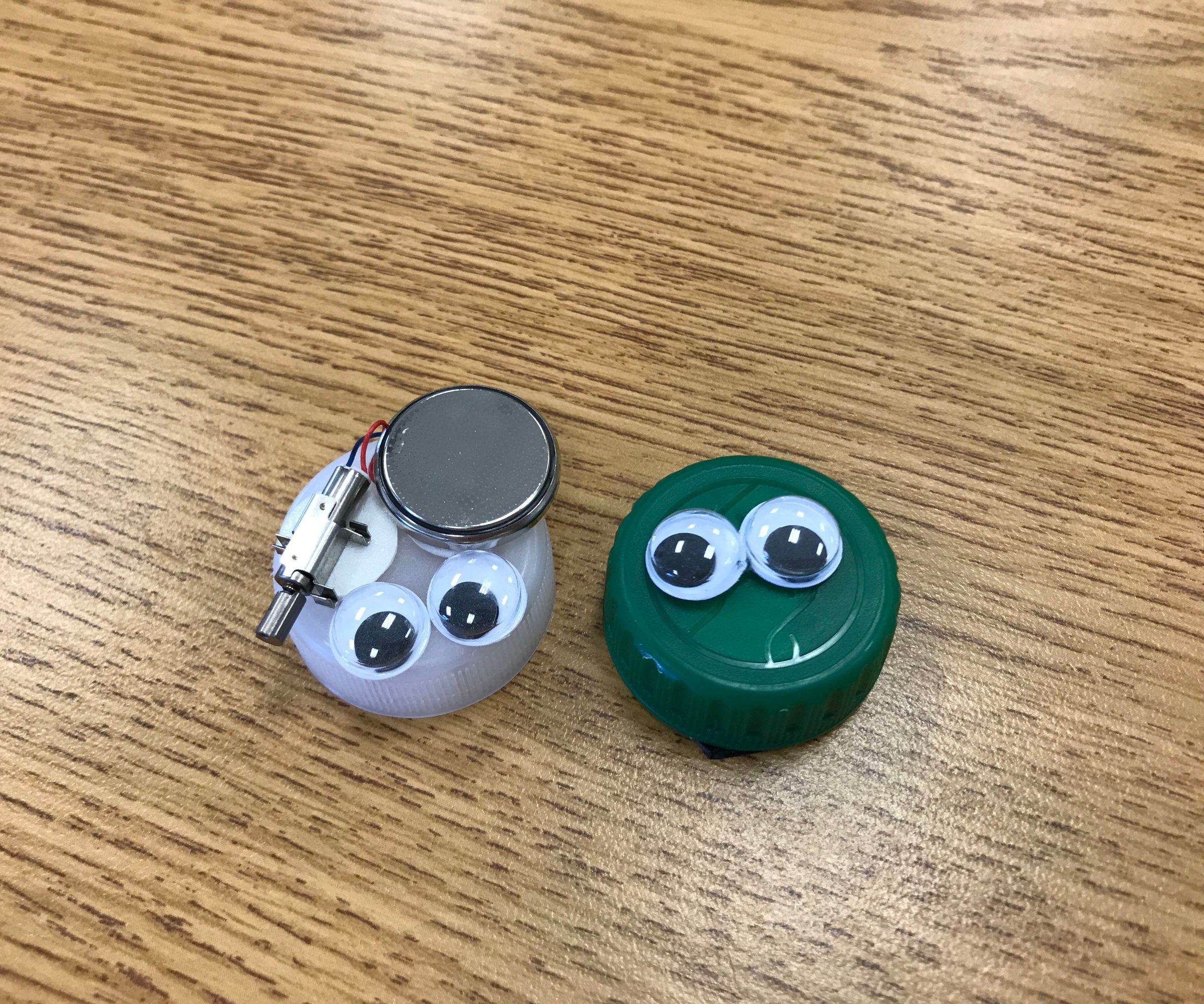 Bottle Lid Bots (easy for Kids, No Solder)