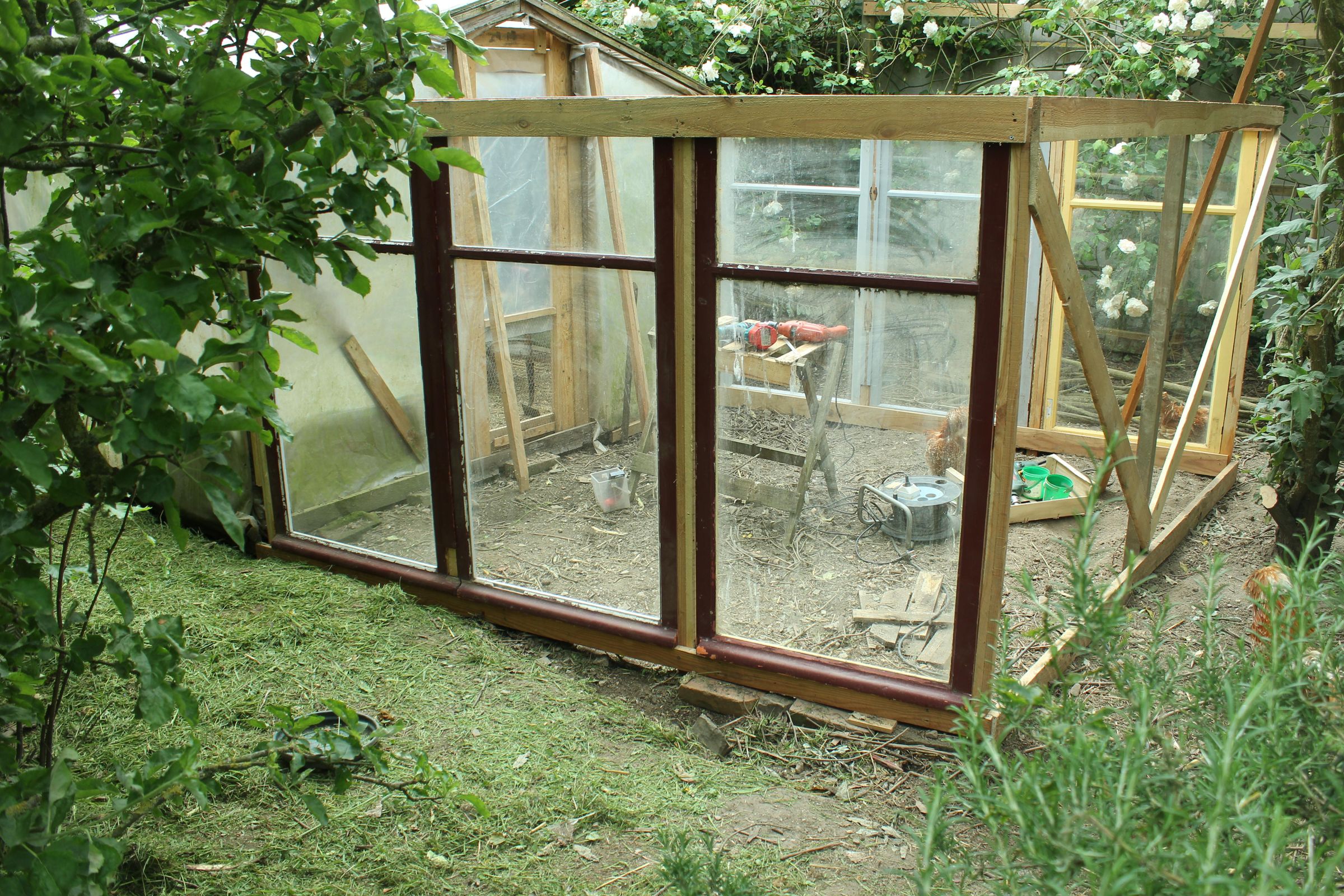 Greenhouse Extension - Making a Safe Living, Nesting & Brooding Area ...
