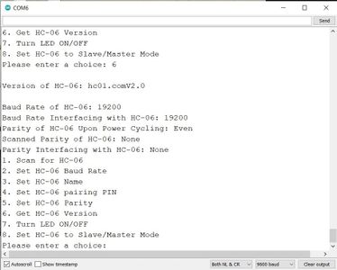 Choice #6: Get HC-06 Version