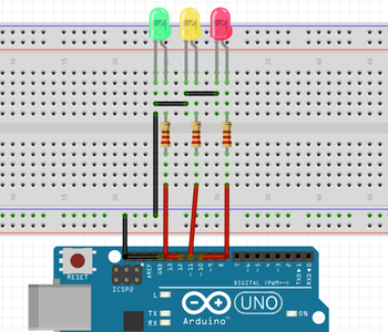 How to Blink 3 LEDs Using Arduino