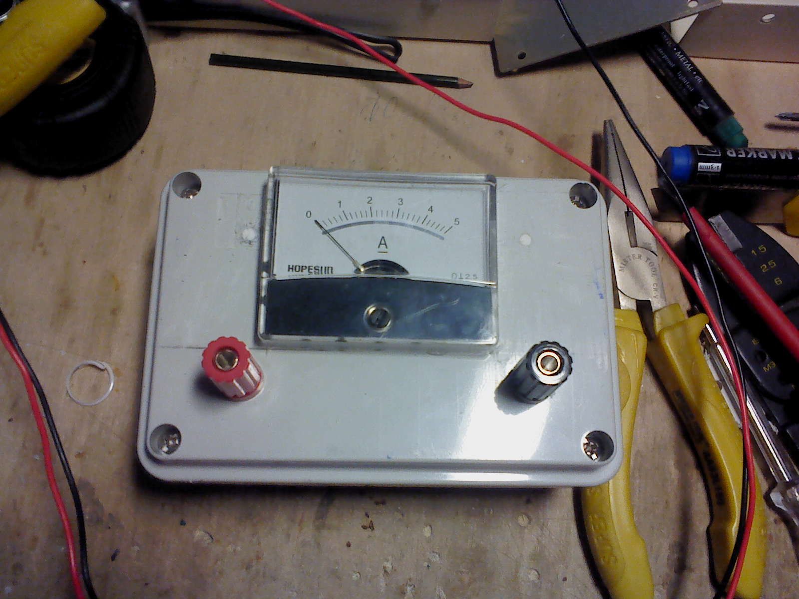 Simple DC A-meter
