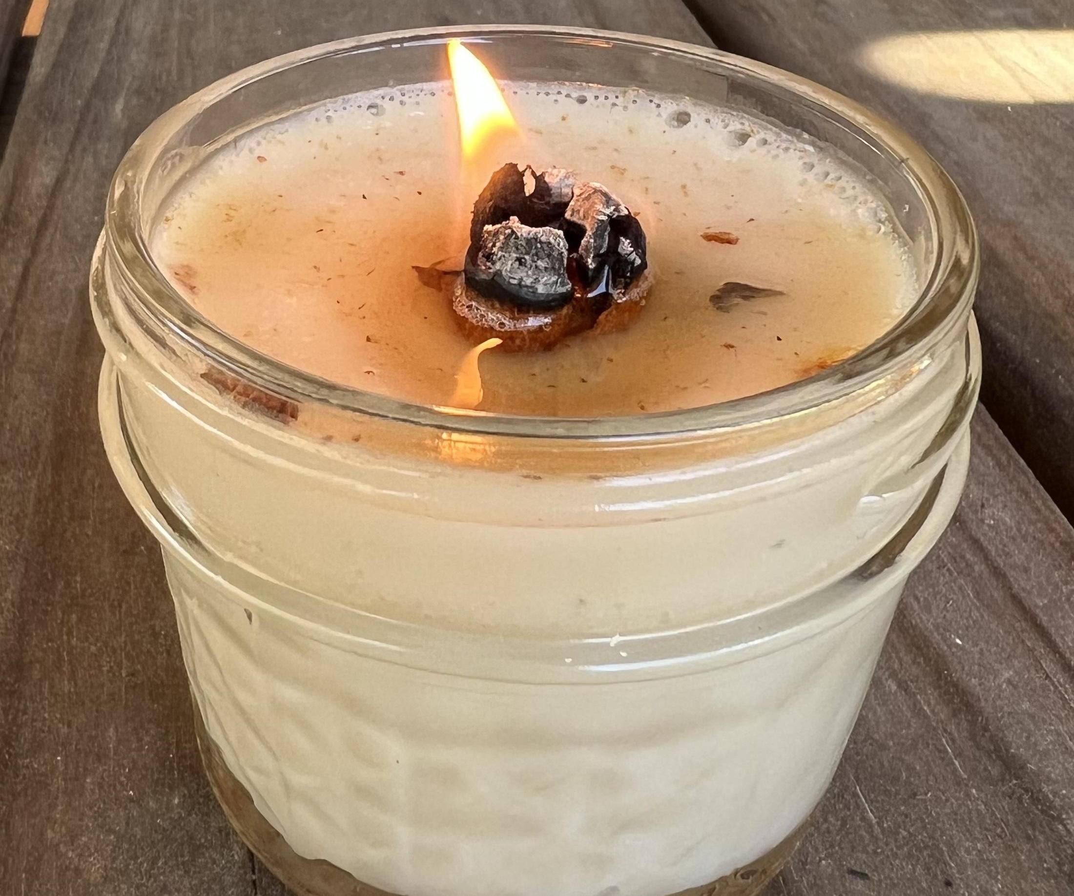 Bacon Fat & Cinnamon Candle With Bonus Bacon Recipe
