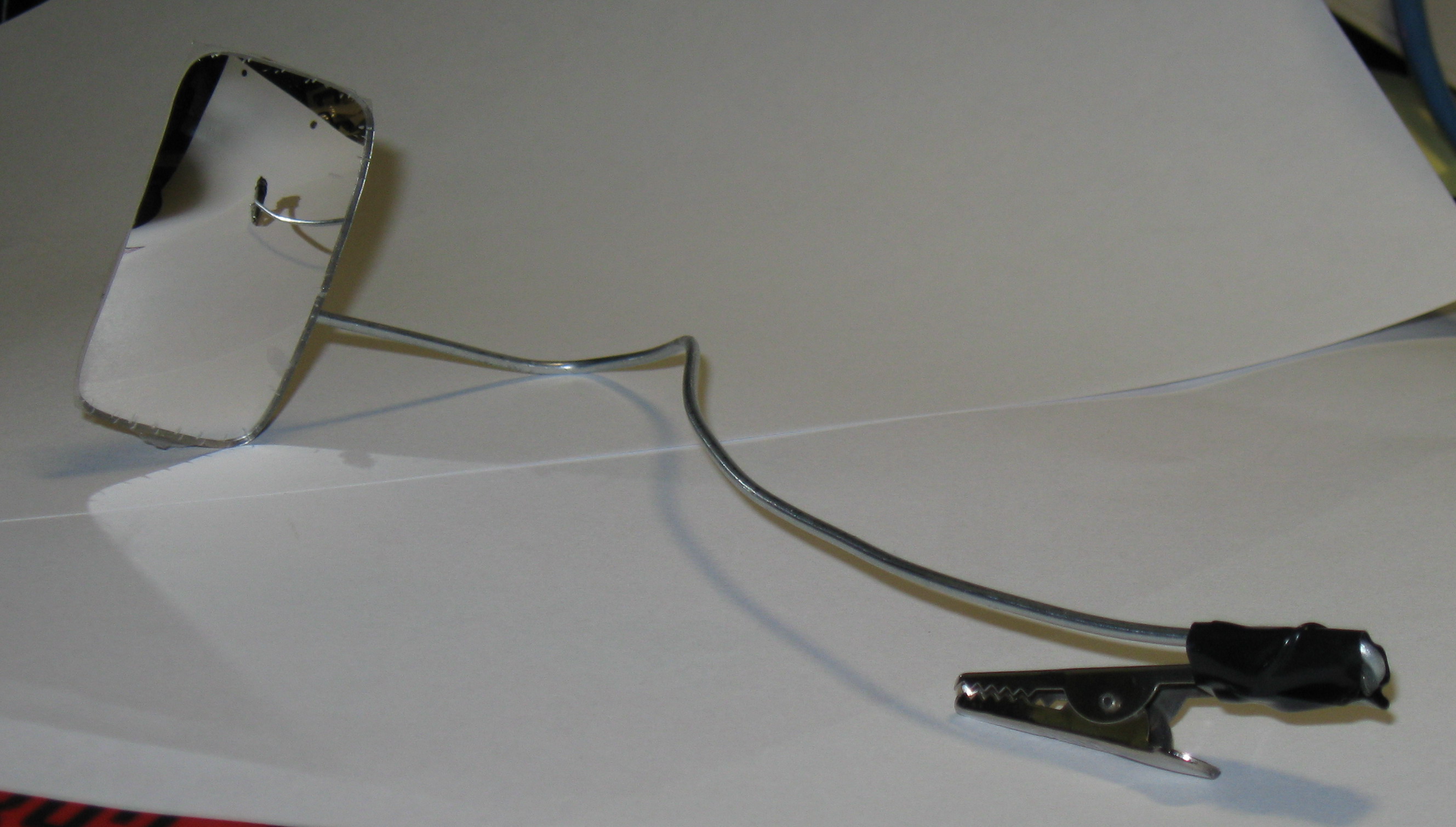 Helmet Mounted Rear View Mirror 7 Steps Instructables