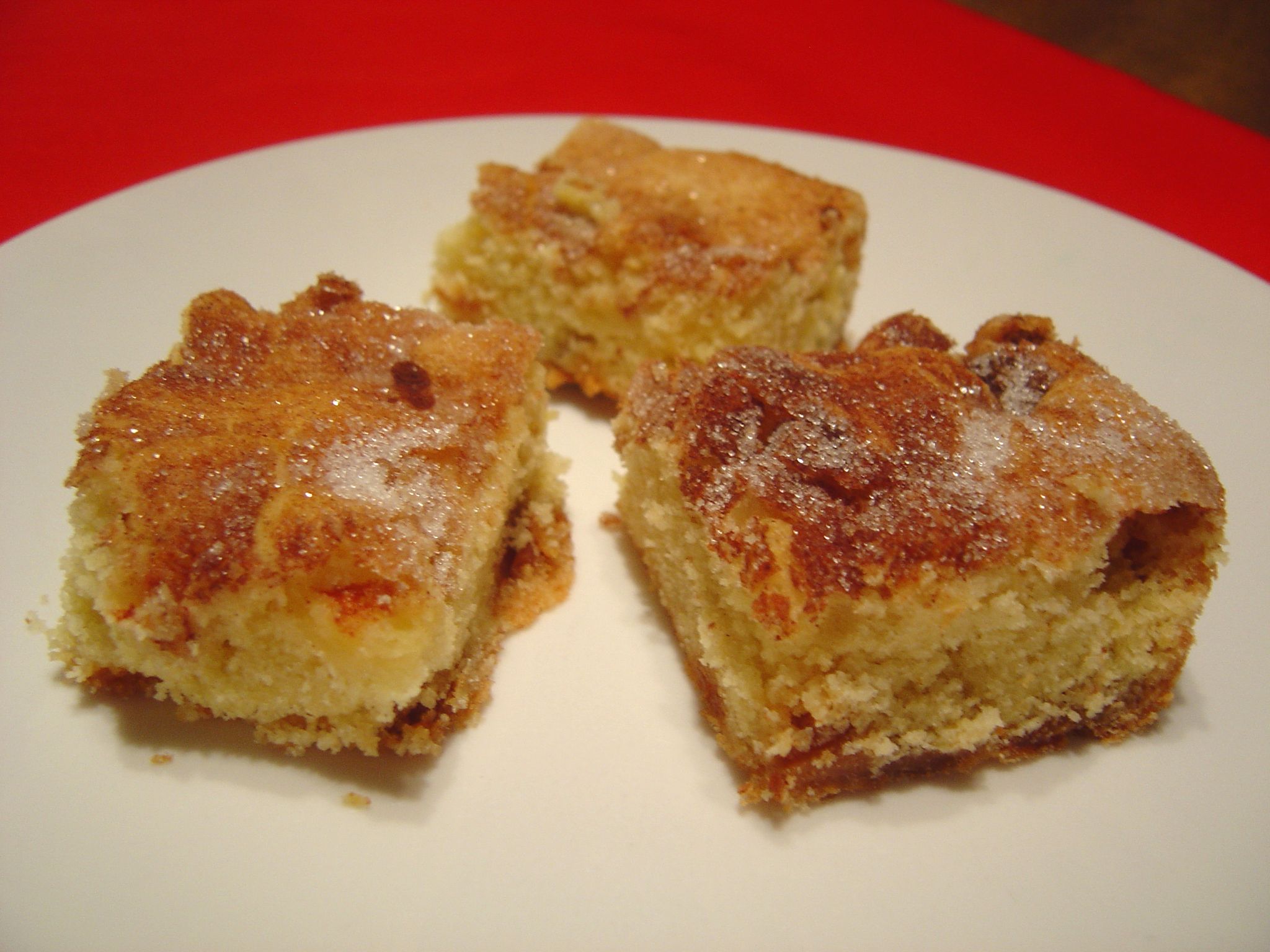 Carmel Apple Snickerdoodle Bars (with Texture Variations)
