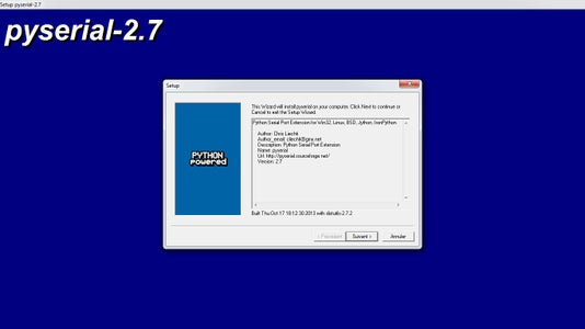 Install PySerial