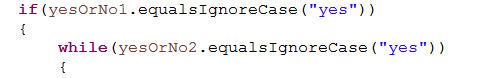 Step 4: Creating Print Statements/Setting Up While Loop