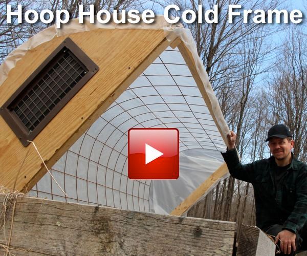 DIY Hoop House Cold Frame For Gardening