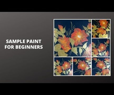 SAMPLE PAINT FOR BEGINNERS