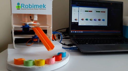 Arduino Color Sorter Project With Pc Control Application