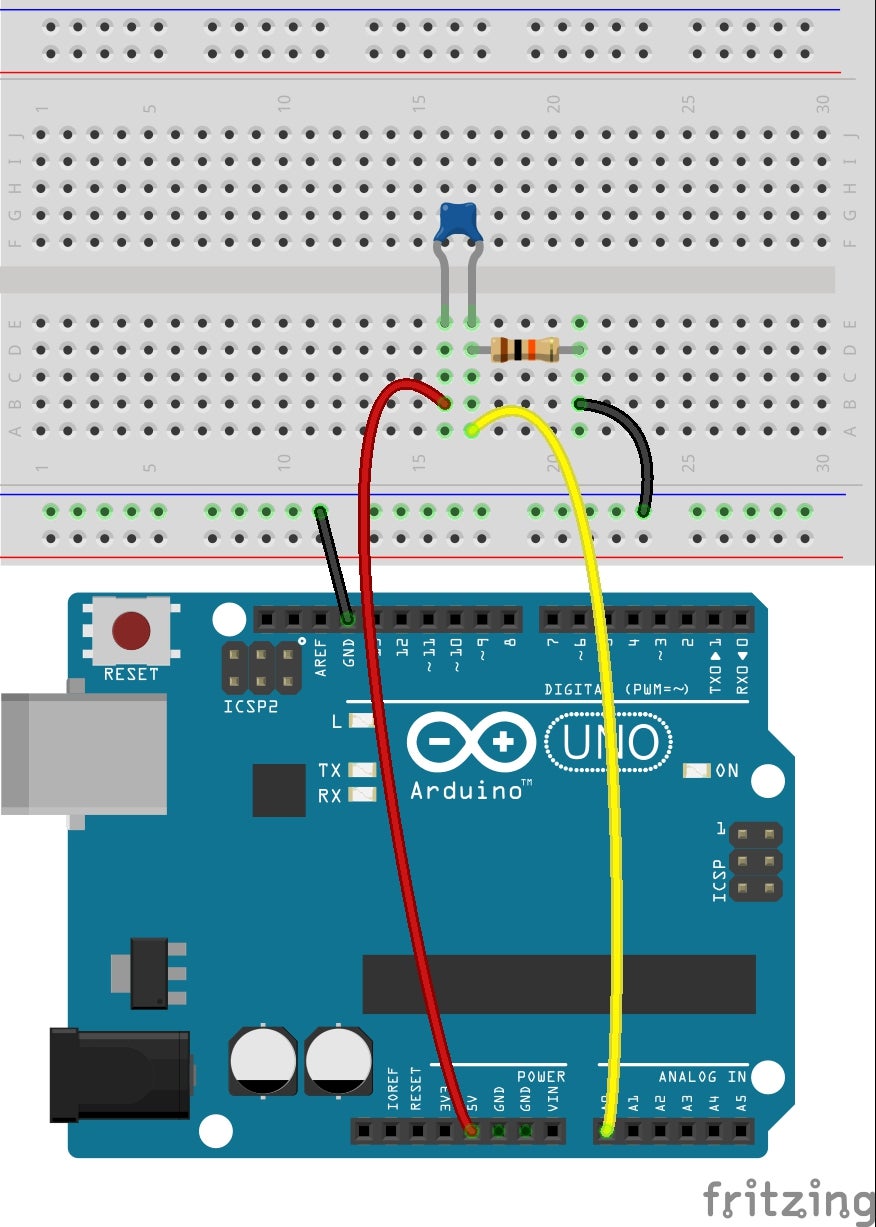 THERMISTOR WITH ARDUINO UNO R3