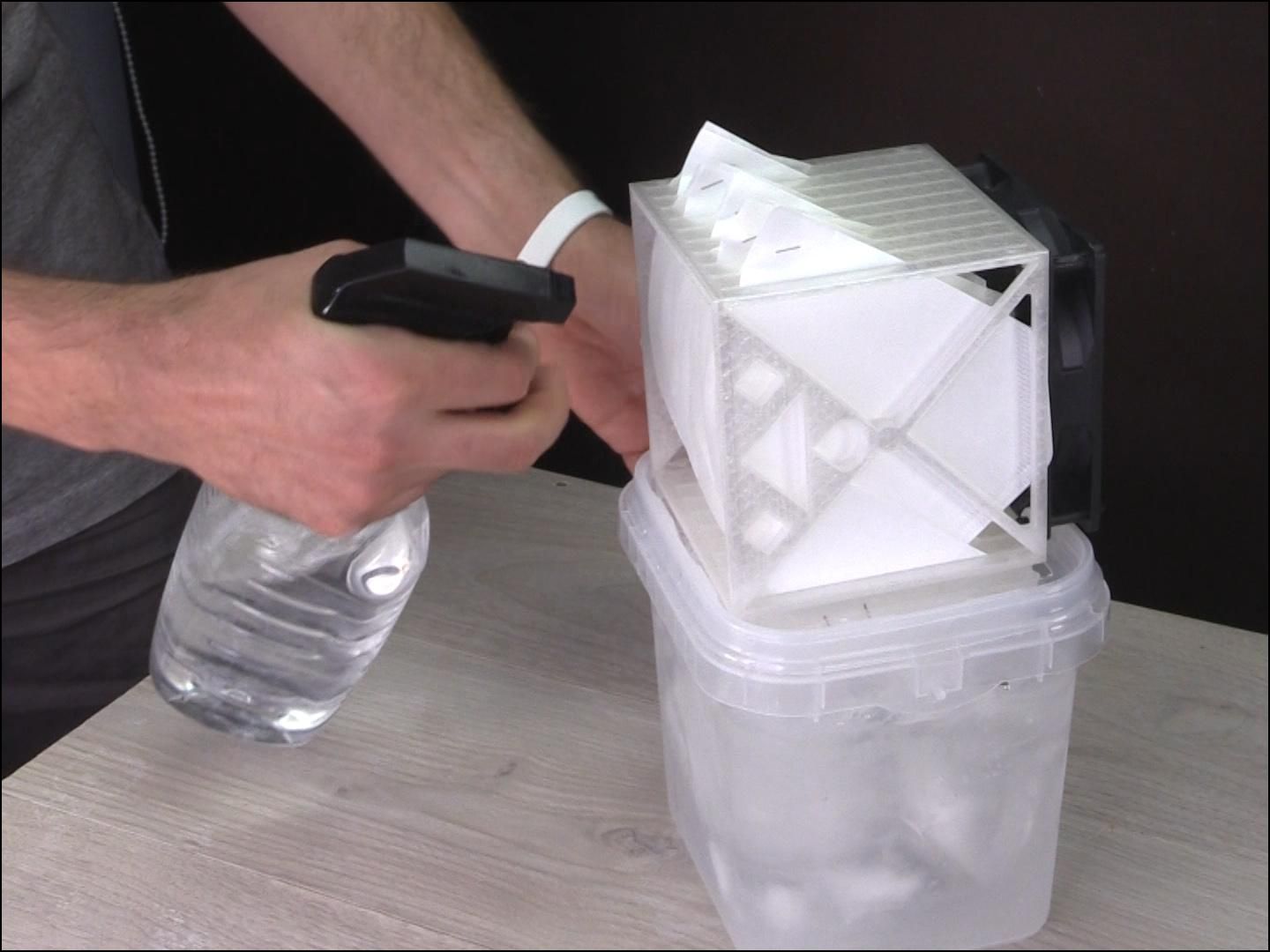 3D Printed Coffee Filter Evaporative Cooler 7 Steps (with Pictures