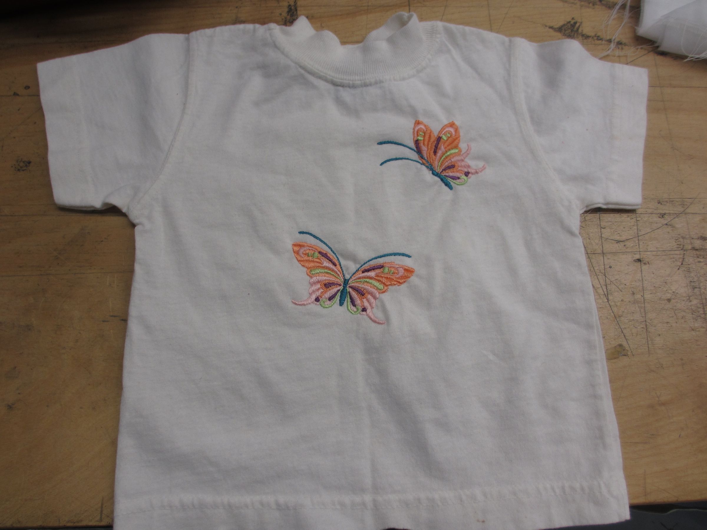 Machine Embroidery for a Tshirt