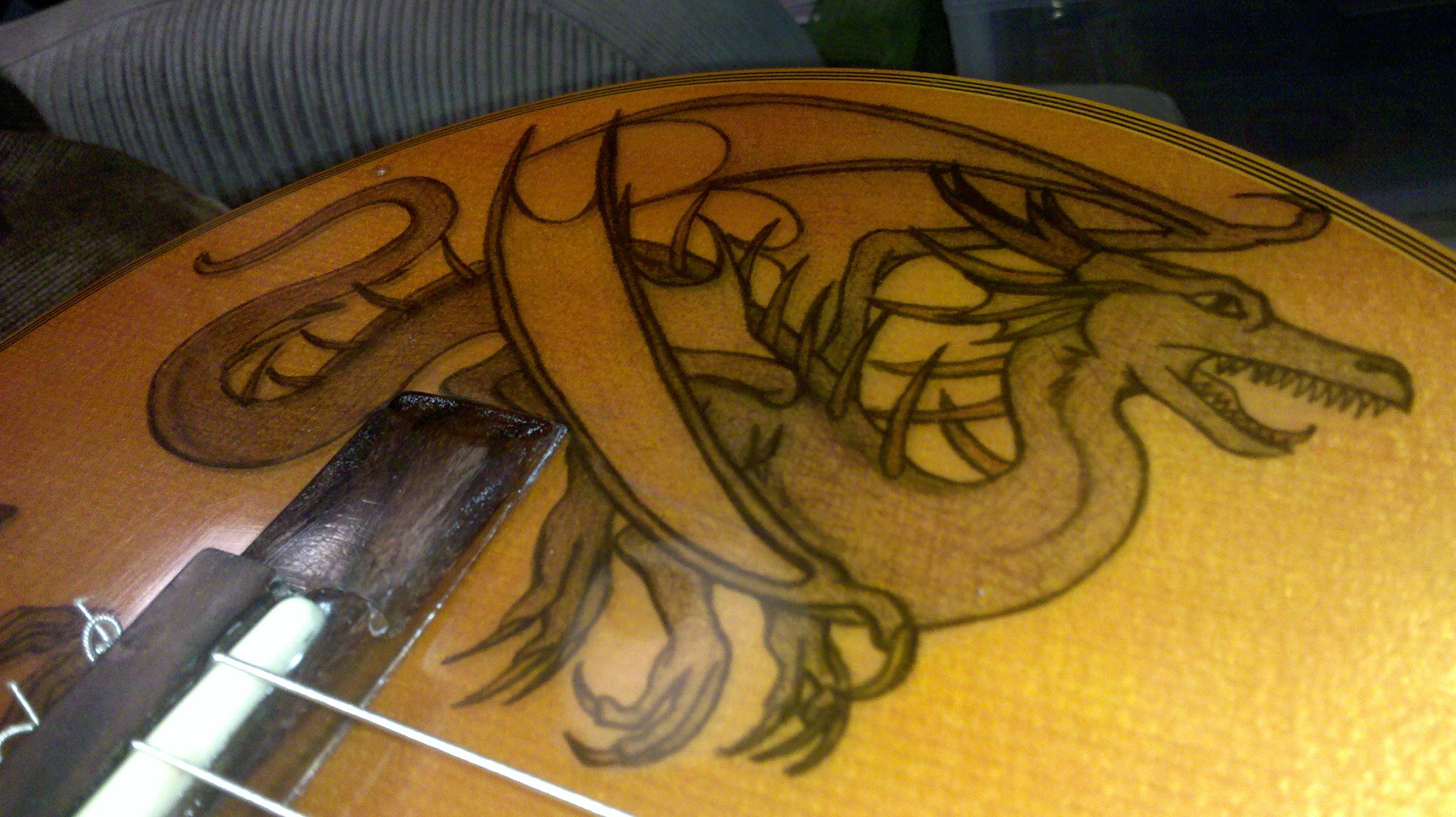 Personalizing a Guitar, Using Waterslides. (or, How to Turn a Free