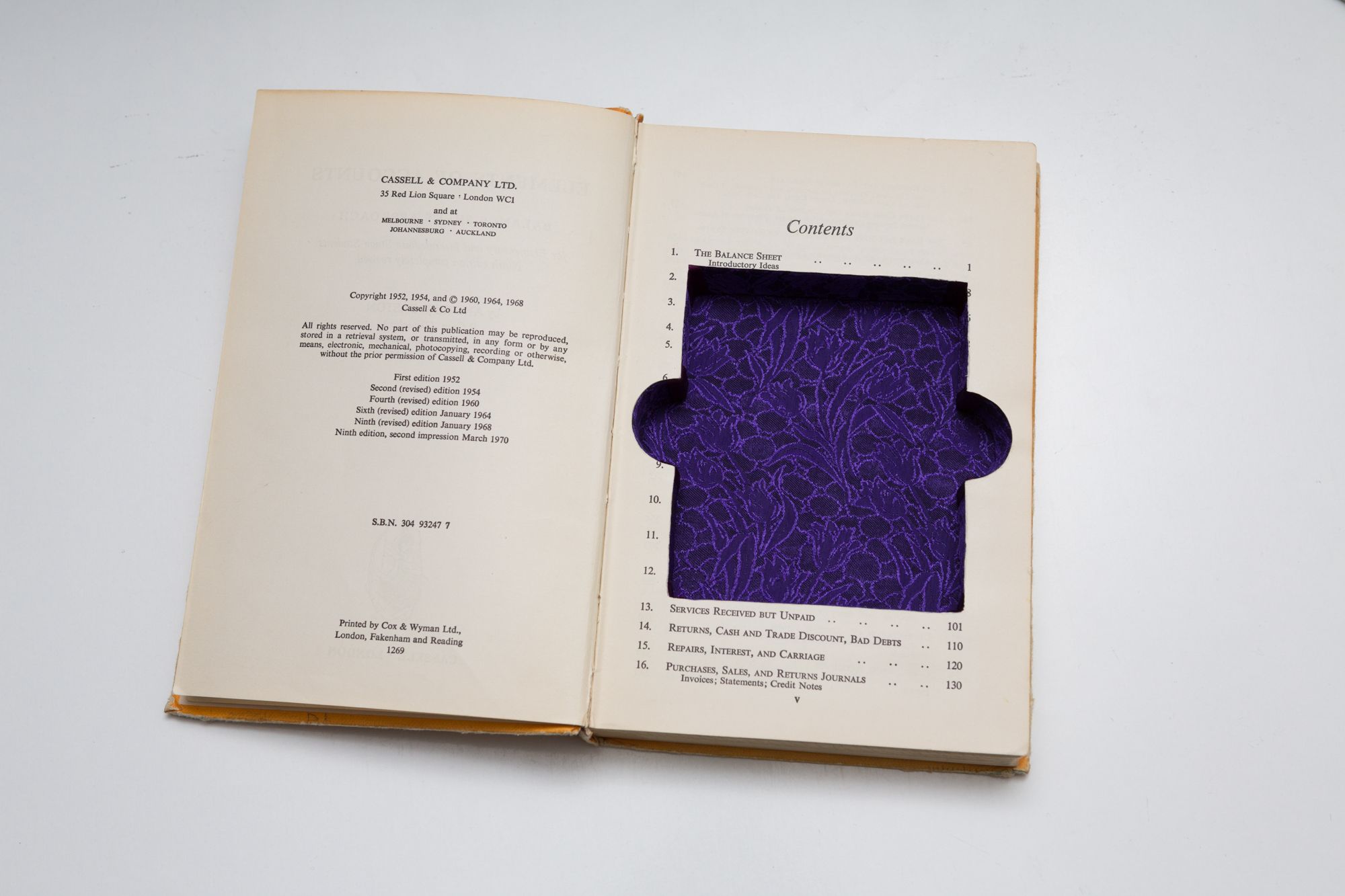 Secret book - Polaroid album compartment