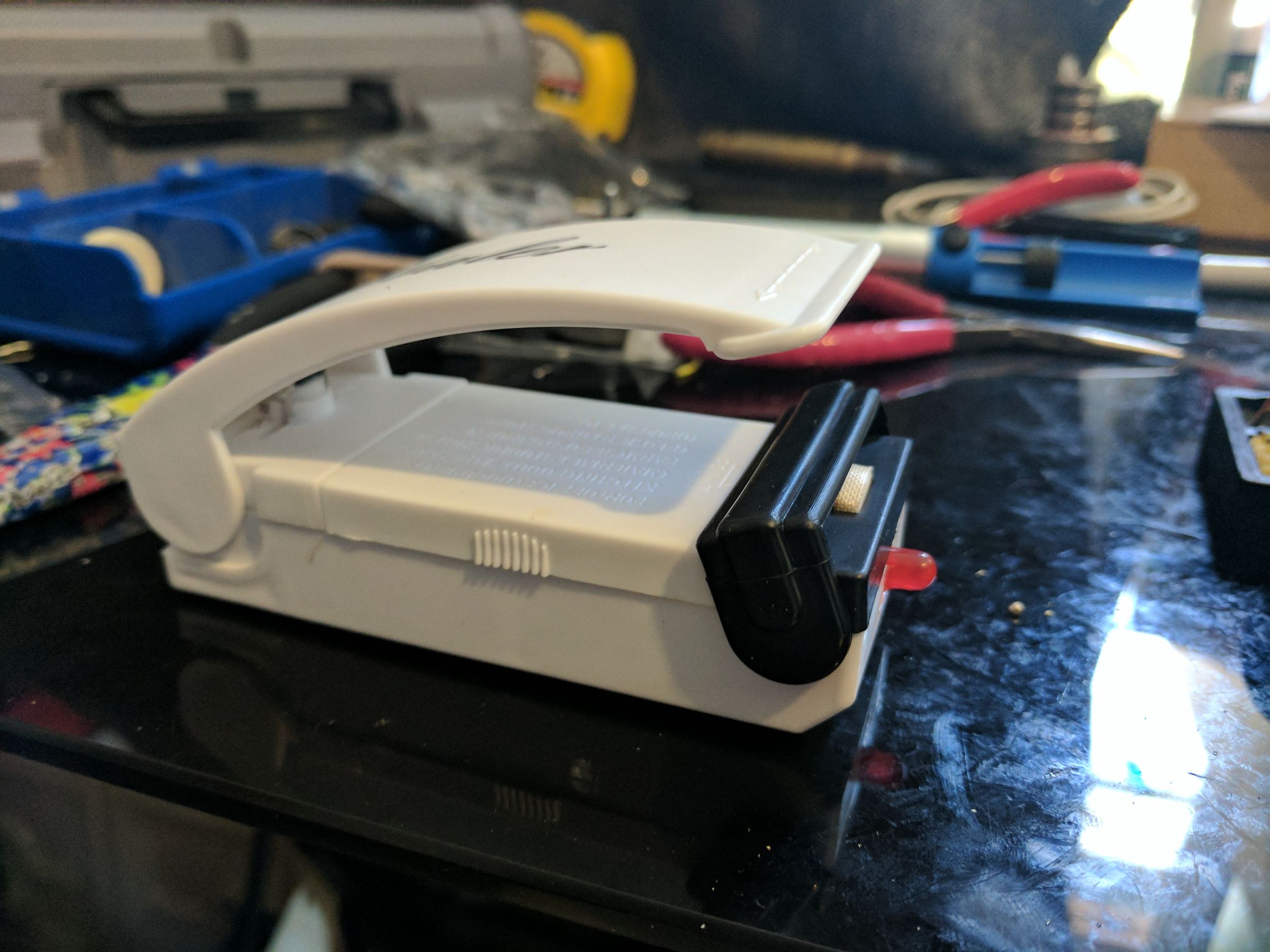 Plastic Bag Sealer "Simple" LED-mod (w/ Life Lesson Questions)