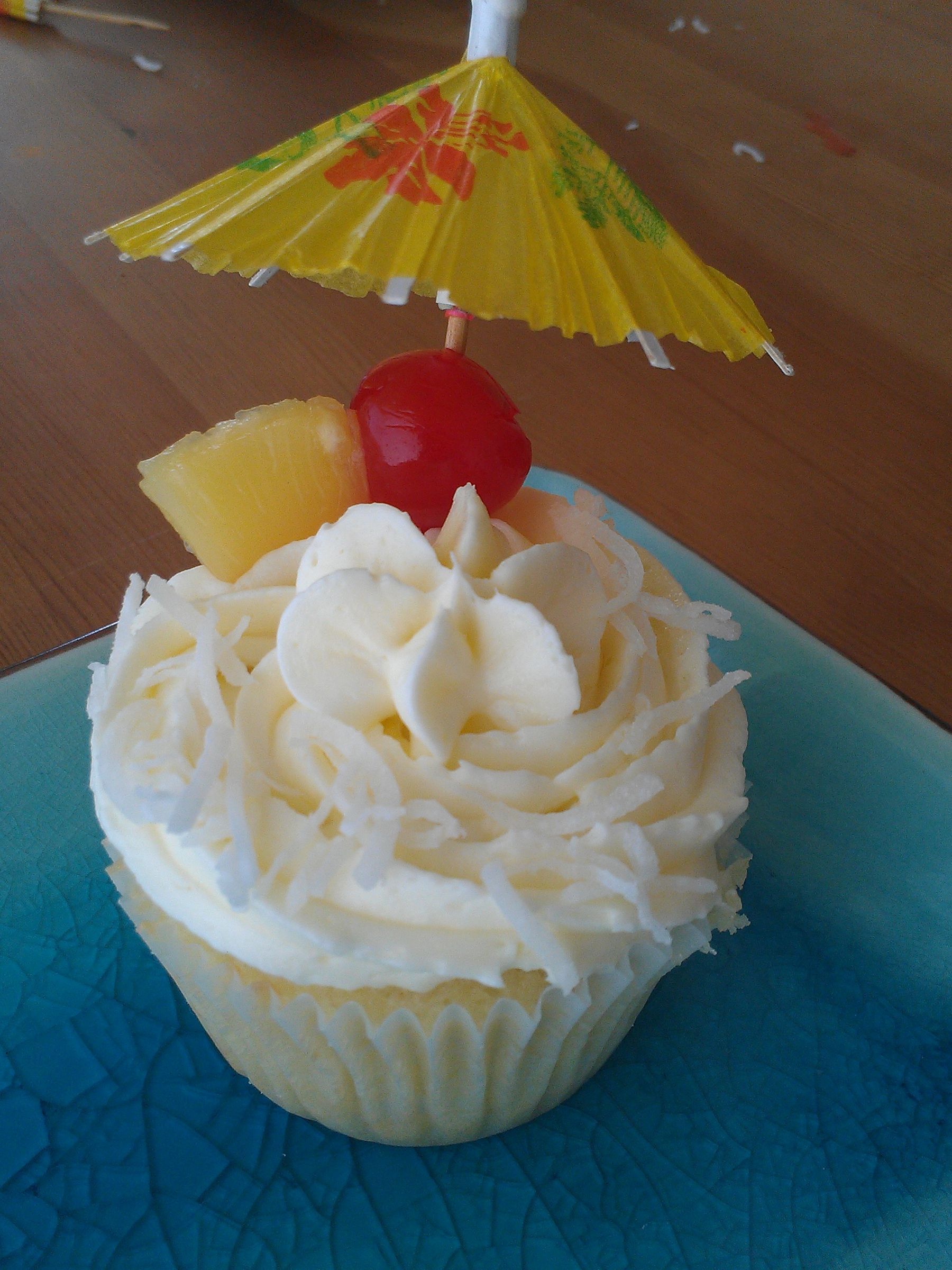 Pina Colada Cupcakes!