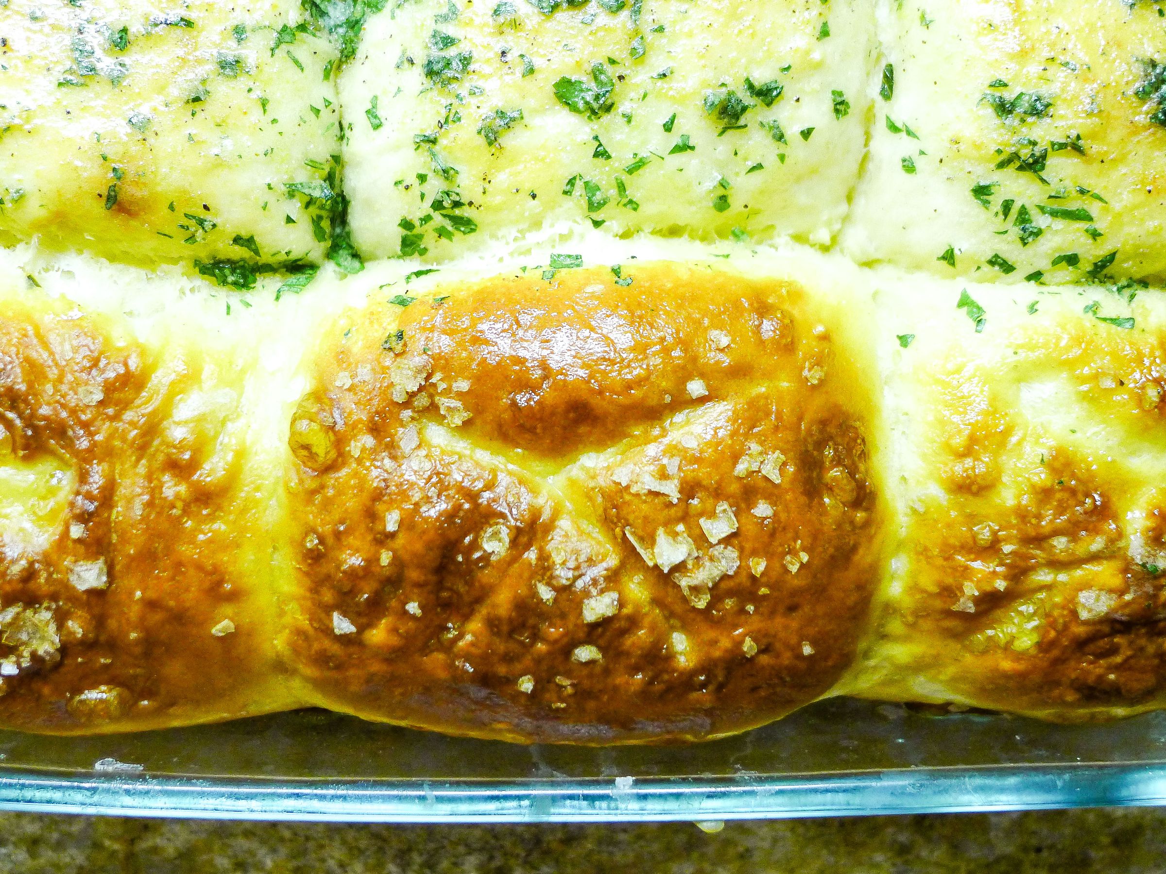 Super Fluffy Bread Rolls 3 Ways Plain, Garlic & Pretzel! 14 Steps