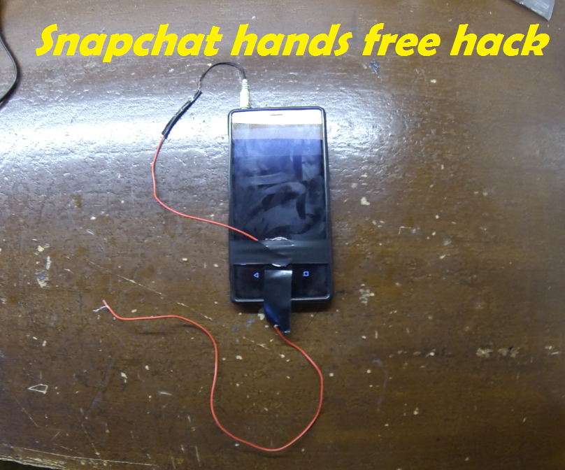 Snapchat Hands Free Hack 
